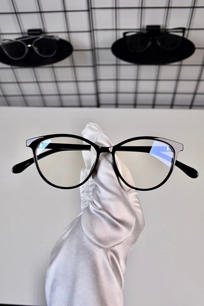 LOOKUP Blue Light Protection Glasses Optical Compatible Frame Cat Eye Screen Protector Glasses