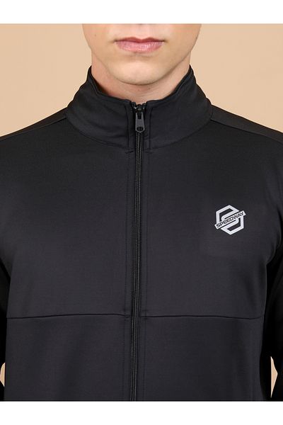 Highlander By Styli Mock Collar Full Zip Jacket