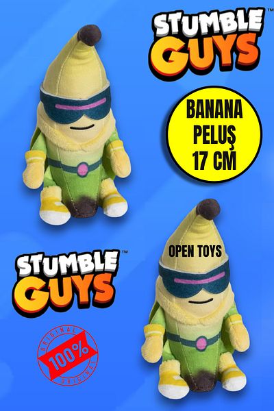 TOYFEST قطيفة الموز من ستامبل جيز 17 سم