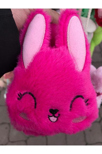GA Mark Cute Fluffy Furry Plush Rabbit Earmuff Kids Own Production