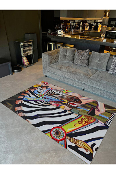 Rugs Modern Halı Aynur Koleksiyonu Asil At Temalı Dokuma Taban Modern Dekorat...