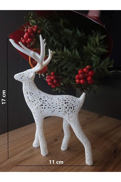 Home Large Size Christmas Deer Ornament Figure