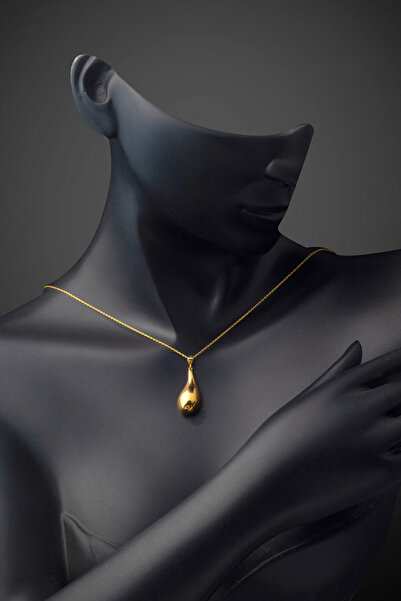 Bilezikci Su Damlası 22 Ayar Altın Kolye