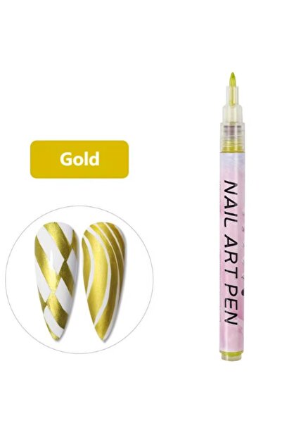 gaman Nail Art 0.7mm Tırnak Boyama Kalemi - Tırnak Desen Çizme Kalemi Çabuk K...