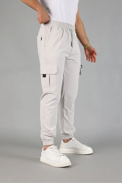 comstar Ανδρικό παντελόνι Jogger με ελαστική μέση και τσέπες Cargo