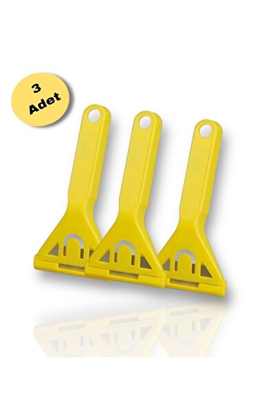 bym yapı 3 Adet Cam Kazıma Bıçağı - Ocak, Mermer, Buz Kazıma Bıçağı ( Renk Se...