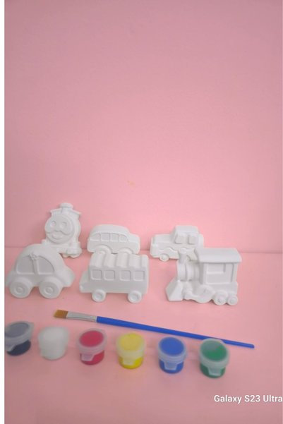 TARÇIN BOYAMA ATÖLYESİ 6 Pieces Mini Car Set with Size 4 cm - Educational Activity