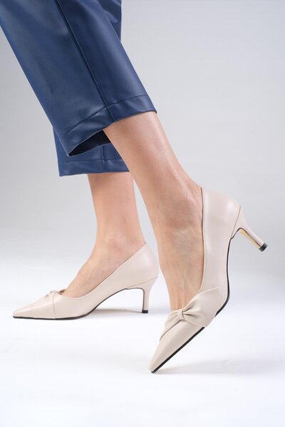 Mio Gusto Γυναικεία παπούτσια με τακούνι Orlanda Black Color