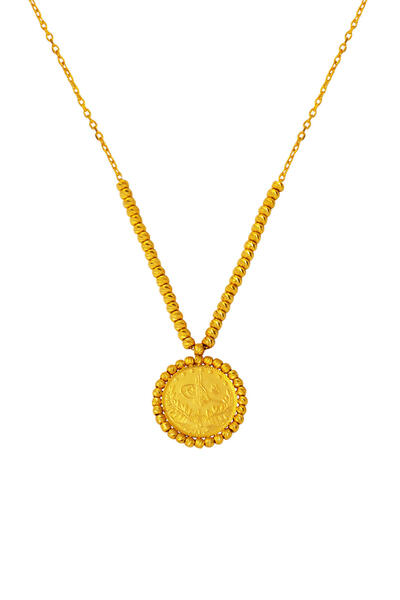 Bilezikci 22 Ayar Yarım Reşatlı Dorika Toplu Altın Kolye