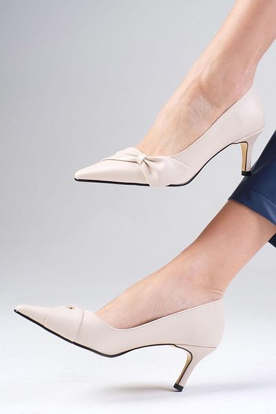 Mio Gusto Orlanda Black Color Women's Heeled Shoes
