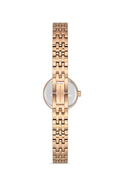 Romanson Rm1B26Llrras5B Small Case Steel Cord Rose Gold Color Roman Numeral Women's Watch