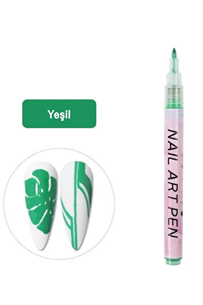 gaman Nail Art 0.7mm Tırnak Boyama Kalemi - Tırnak Desen Çizme Kalemi Çabuk K...