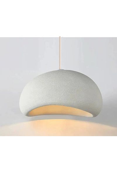 Qdec White 30 cm Scandinavian Concrete Chandelier