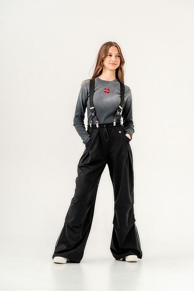 LOCOLO 09-15 Year Old Oversize Pants - Black