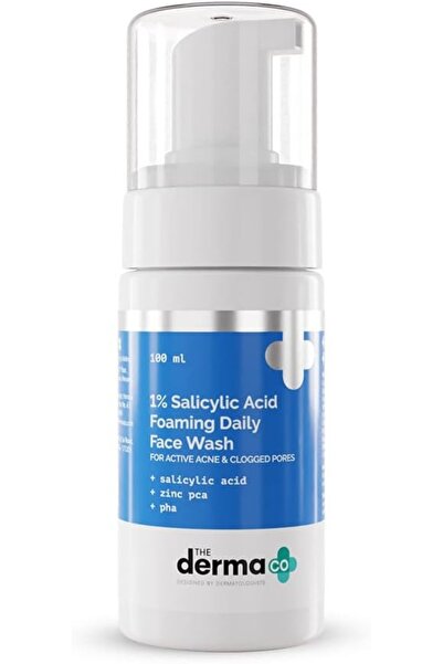 The Derma Co غسول الوجه اليومي الرغوي بحمض الساليسيليك بنسبة 1% 100 مل