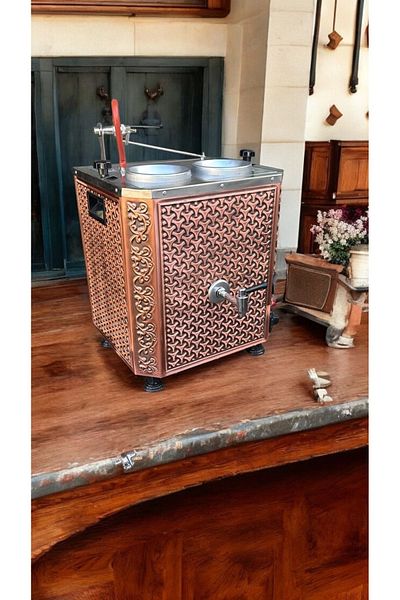Copper Atelier 1St Class Copper Electric Tea Boiler - 2 Teapot, 25 Lt Capacity