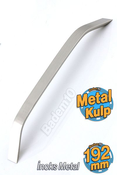 Badem10 Mâner Şahin Metal Inox 192 Mm Mobilier Bucătărie Sertar Dulap Dulap Ușă Mânere Mâner 19,2 Cm