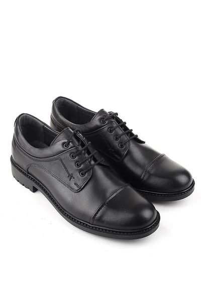 Luis Figo 4425 Large Size Genuine Leather Lace-Up Men's Shoes