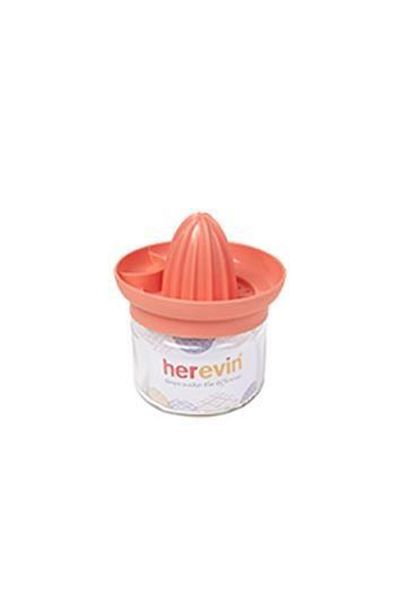 Herevin 300 Cc Salmon Lid Lemon and Orange Juicer