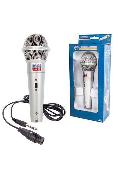 Go İthalat Magicvoice Mv-4676 Dynamic Gray Wired Hand Mic (4776)
