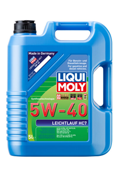 Liqui Moly Leichtlauf HC7 5W-40 Motor Yağı (5 Litre)