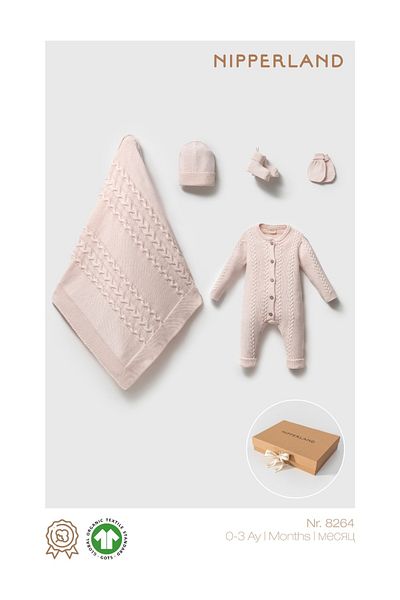 Nipperland Gots Certified 5-Piece Knitwear Hospital Discharge Set