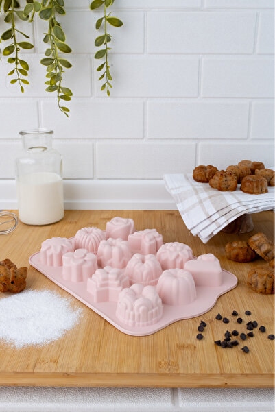 Silicolife SL04 12'li Karma Desen Kek Ve Kurabiye Kalıbı