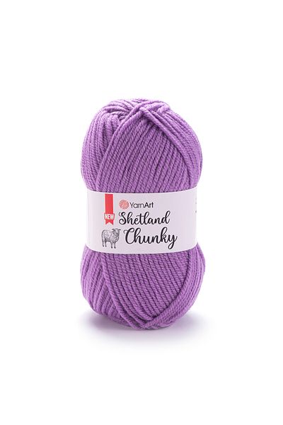 Yarnart Shetland Chunky - Πλεκτό Χέρι Νήμα Λιλά-614