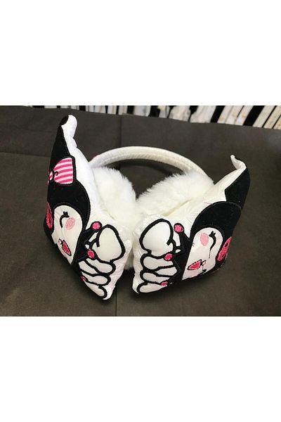GA Mark Children's Plush Earphones with Kuromi Figure