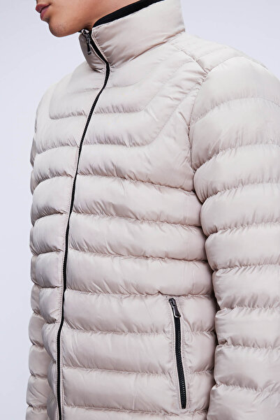 Hatemoğlu Vizon Dinamik Fit Hakim Yaka Şişme Mont