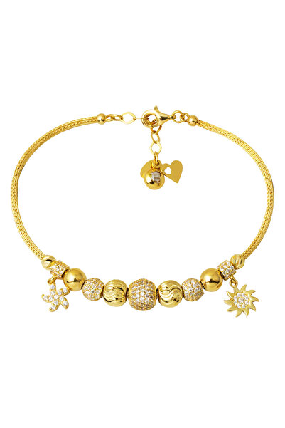 Bilezikci İtalyan Zincirli 14 Ayar Altın Bileklik