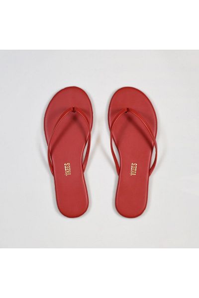 Tkees Flip-flops de damă, roșii clasici, de zi cu zi