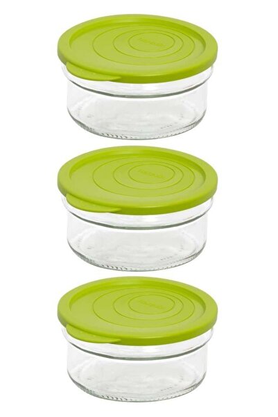 Herevin Üçlü 410 Cc Yeşil Saklama Kabı