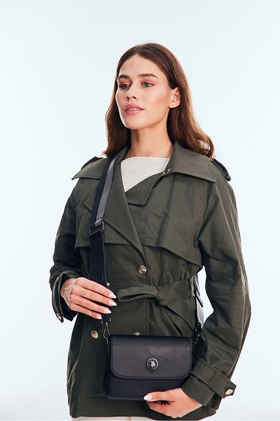 U.S. Polo Assn. Us24549 Model Negru Geantă Messenger Femei
