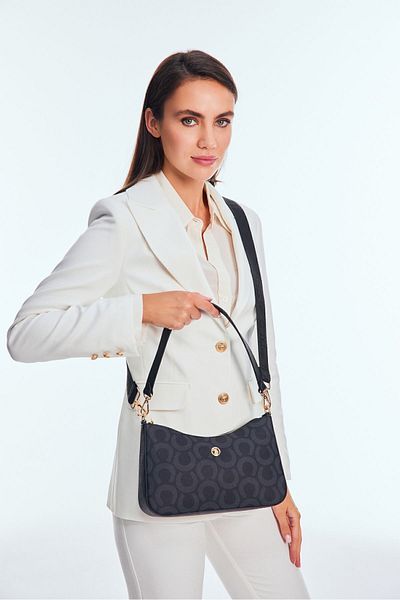 U.S. Polo Assn. Geantă de umăr pentru femei model Us24599 neagră