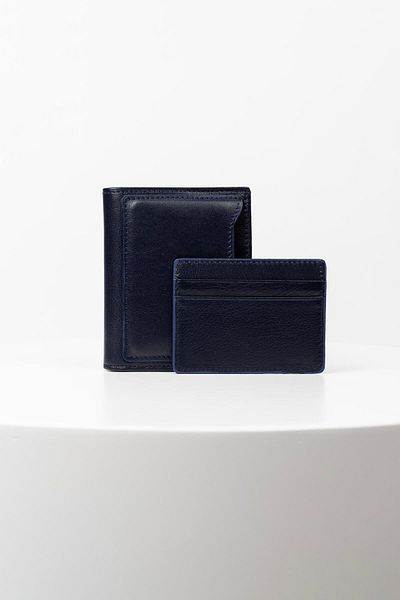 BAYDERİ Midos Genuine Leather Men's Wallet with Extra Card Holder