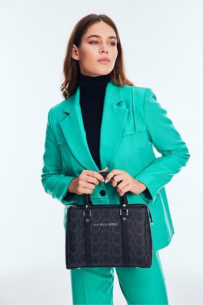 U.S. Polo Assn. Us24593 Geantă de umăr pentru femei model neagră