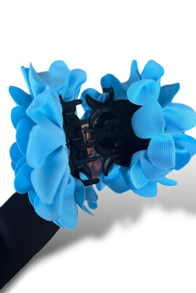 TAKIŞTIR Блакитна квіткова фігурна шпилька