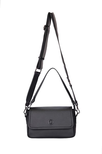 U.S. Polo Assn. Us24553 Geantă de umăr pentru femei model neagră
