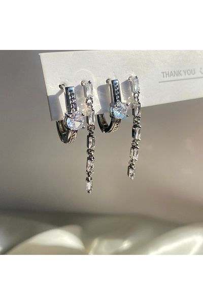 GAMZE Steel VIP EARRING SET