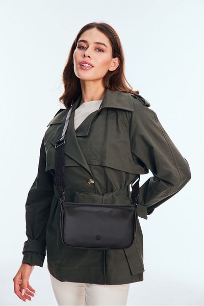 U.S. Polo Assn. Us24551 Geantă de umăr pentru femei model neagră