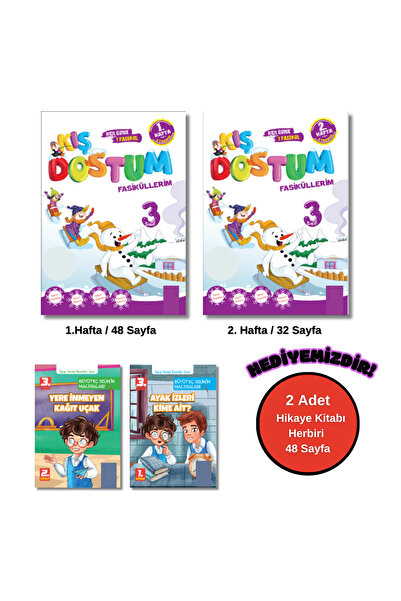 Artı Eğitim Yayınları Kaliteli Hesaplı 3. Sınıf Kış Dostum Ara Tatil Kitap Seti