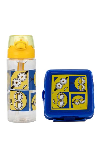 Minions Lunch Box and 500 ml Water Bottle Set