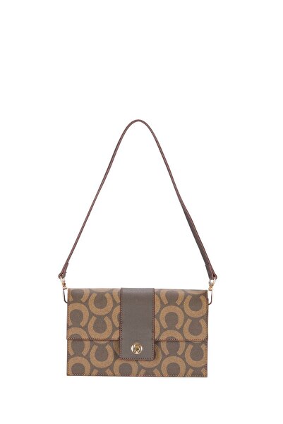 U.S. Polo Assn. Us24585 Model Brown Women's Shoulder Bag
