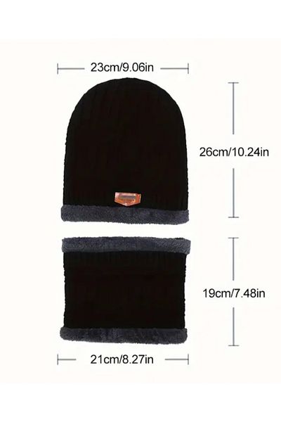 BBS Unisex Beret and Neck Collar Set