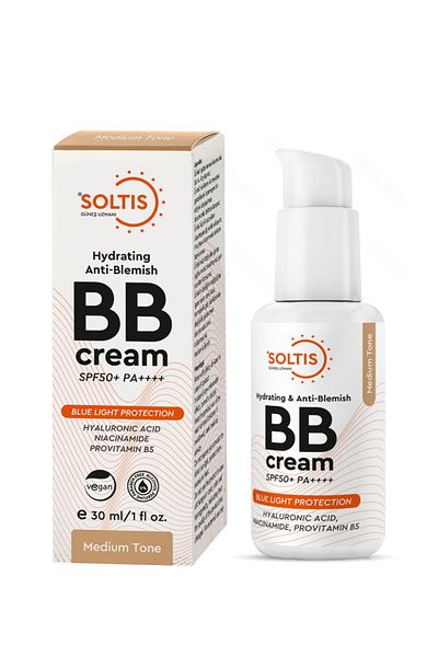 Soltis Moisturizing and Anti-Blemish Bb Cream Spf50+ Pa++++ Medium Tone 30 ml
