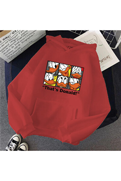 by joker Unisex Λευκό φούτερ Donald με στάμπα