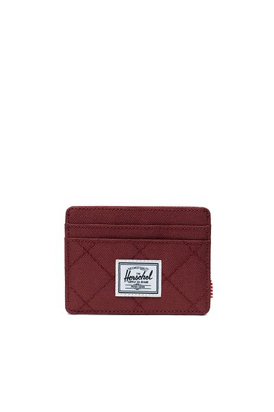 Herschel Supply Co. Herschel Charlie Rfid - Cherry Wallet with Protected Multi-Card Compartments
