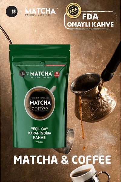 Bilge İlaç Matcha Premium Japanese Coffee with Green Tea and Blackinds