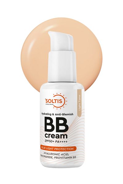 Soltis Moisturizing and Anti-Blemish Bb Cream Spf50+ Pa++++ Light Tone, 30 ml